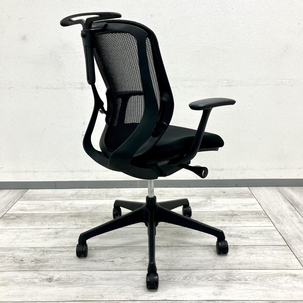 中古】シルフィー C641XR FMP1 オカムラ/okamura 肘付ローバックチェア