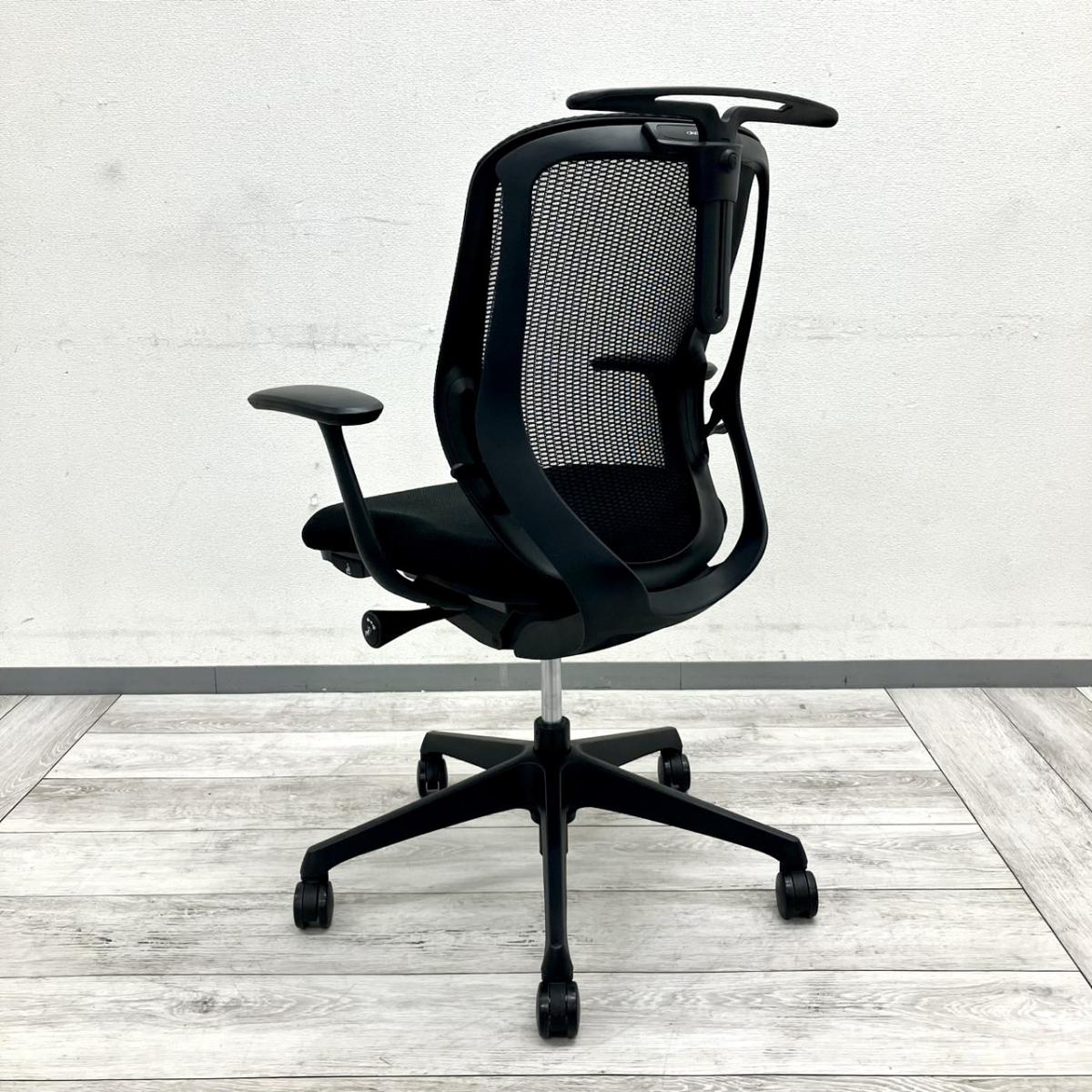 中古】シルフィー C641XR FMP1 オカムラ/okamura 肘付ハイバックチェア