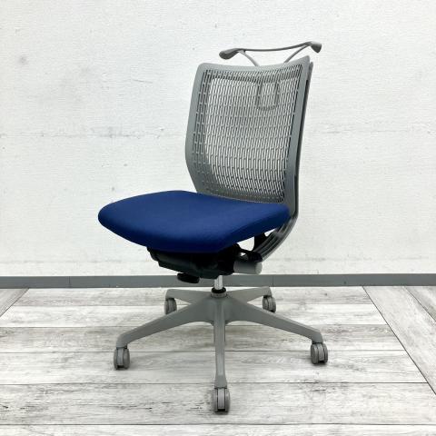 【中古】ヴィスコンテチェア CW24BA　FEA4 オカムラ（okamura） 肘無ローバックチェア
