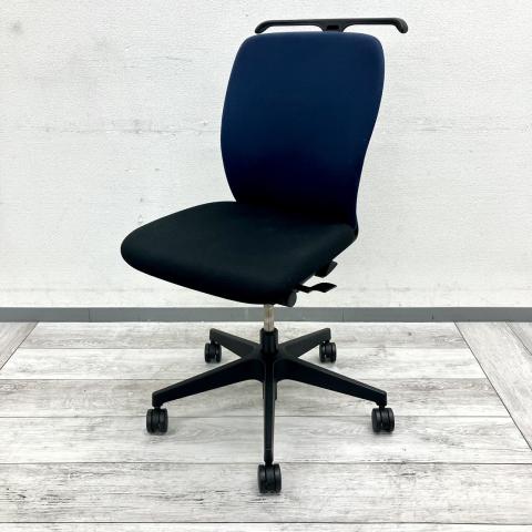 【中古】フルゴ KF-4400GBHT1T1B2 イトーキ（ITOKI） 肘無ローバックチェア