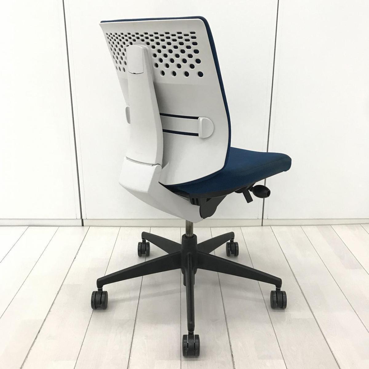 中古】ウィザード2 コクヨ/KOKUYO 肘無ローバックチェア 600246 - 中古
