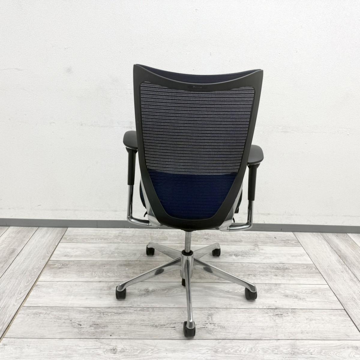 中古】バロンメッシュチェア CP85AR FDH4 オカムラ/okamura 肘付 