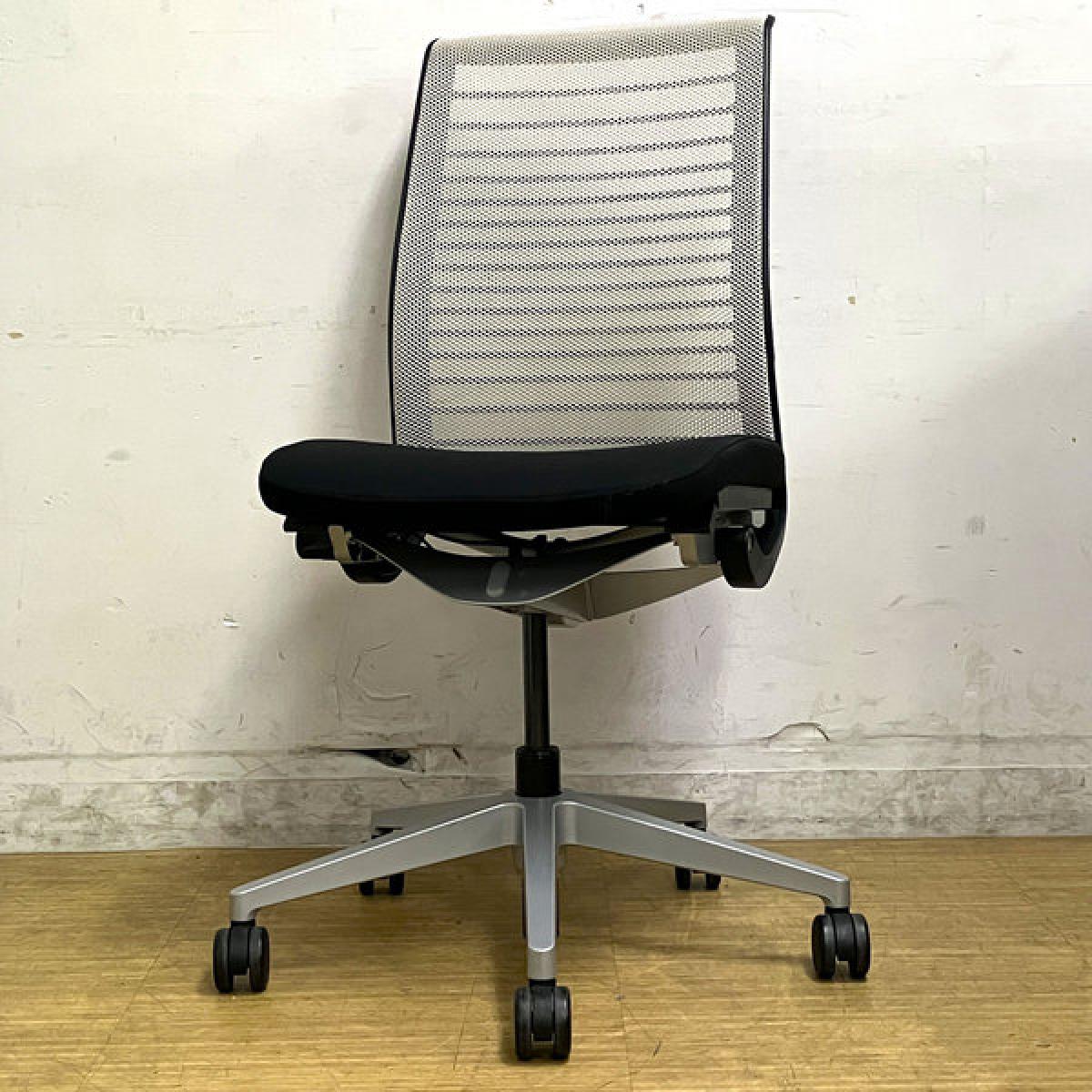 スチールケース　steelcase シンクチェア　中古　美品 中古】シンクチェア（新モデル） Steelcase/スチールケース 肘無