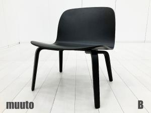 B）MUUTO/ムート　VISU LOUNGE CHAIR / ビスラウンジチェア　ミカ・トルバネン　ブラック　北欧