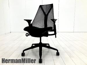HermanMiller/ハーマンミラー　セイルチェア　ブラックｘブラック　現行アーム仕様