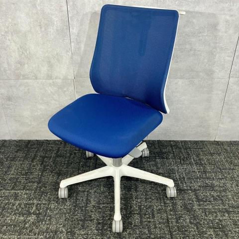 【中古】フルーエントチェア CB31WW FKB3 オカムラ（okamura） 肘無ハイバックチェア
