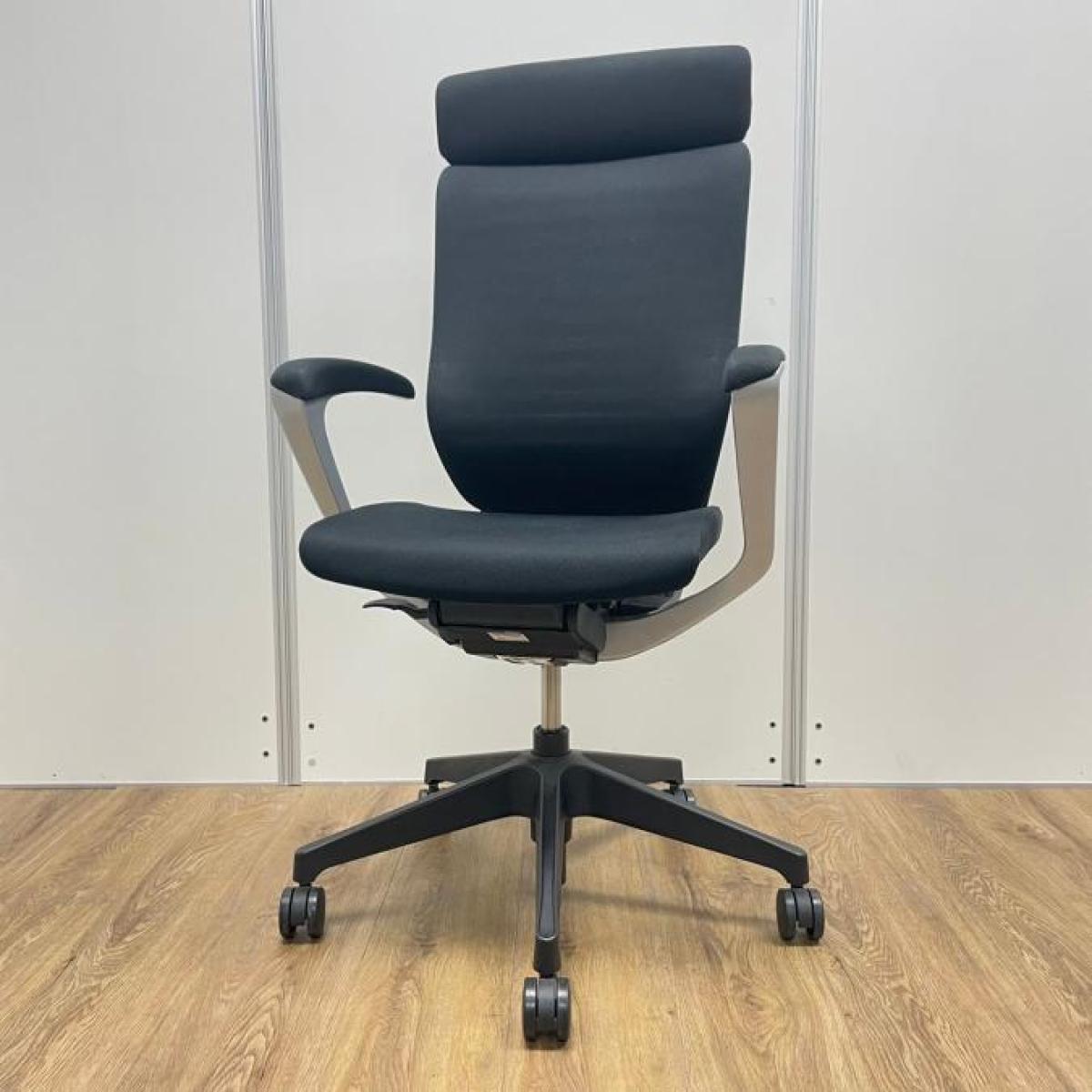 中古】エピオスチェア KE-415GBEZ5T1T1 イトーキ/ITOKI 肘付ハイバック 