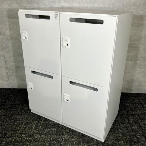 【中古】M型 HDM-9122FN-W9 イトーキ（ITOKI） 4人用パーソナルロッカー