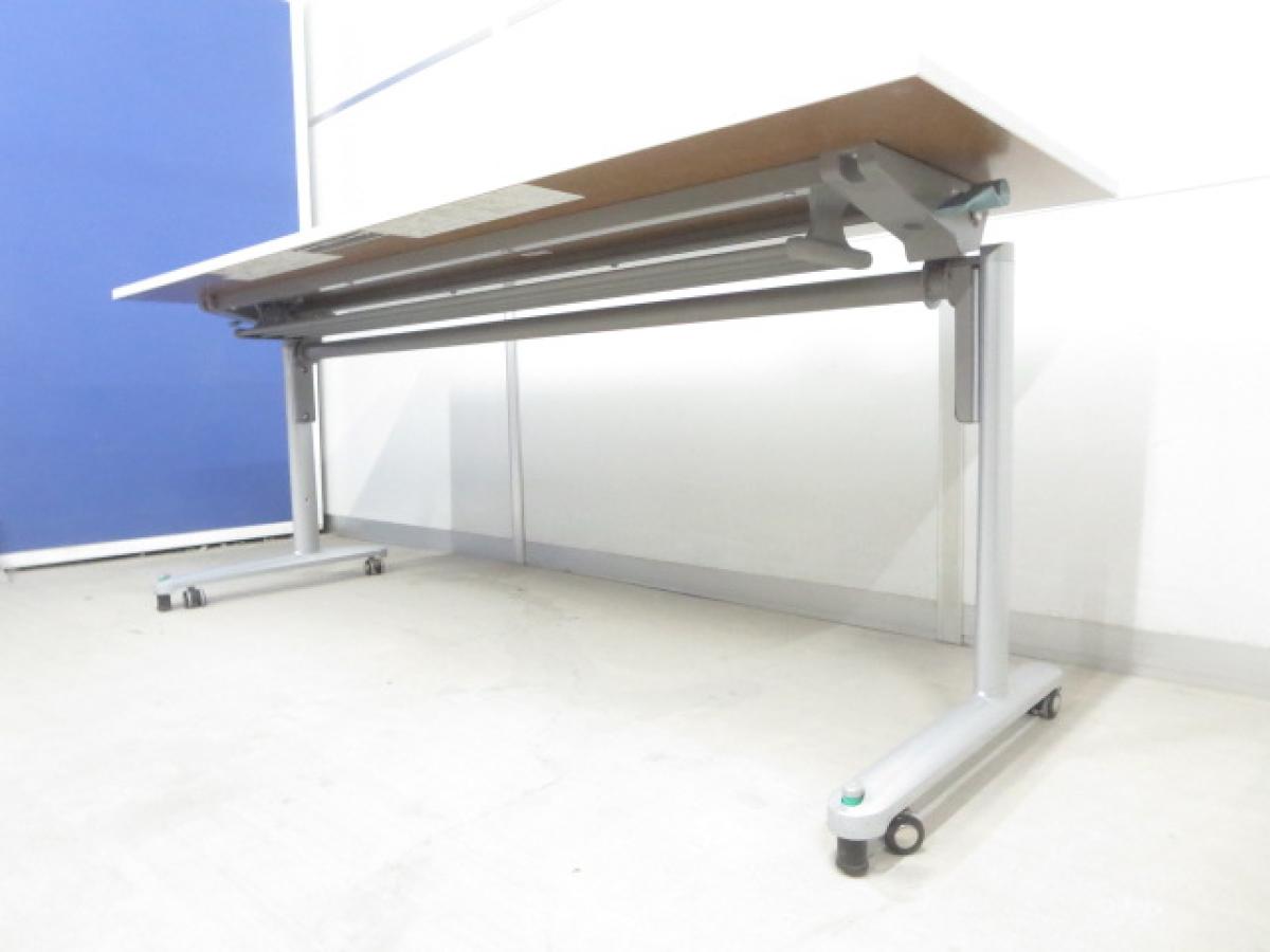 中古】 THE-186L-W9 イトーキ/ITOKI スタックテーブル(長机/折りたたみ