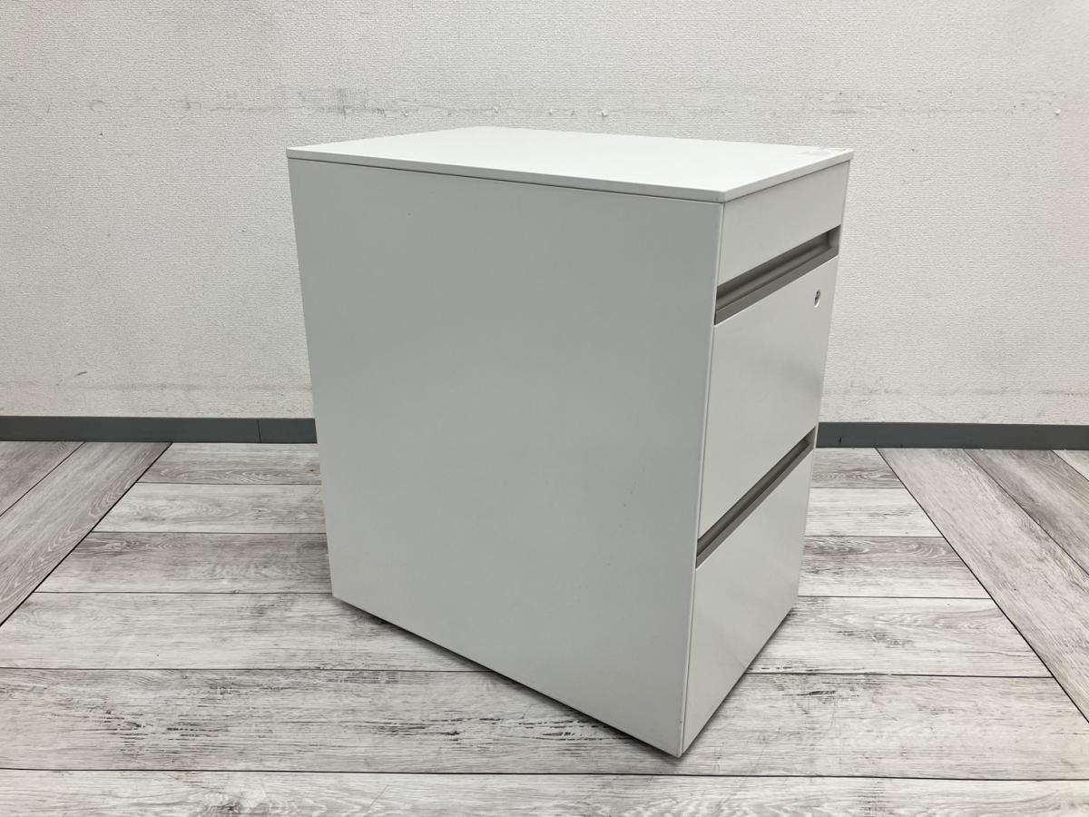 イトーキ　4台分 中古】インクルード JF-046MPCSB-W9 イトーキ/ITOKI ワゴン3段 601347