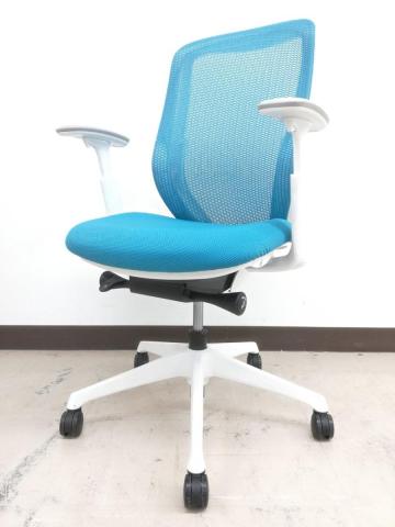 【中古】シルフィーメッシュ C685XZ　FMR6 オカムラ（okamura） 肘付ハイバックチェア