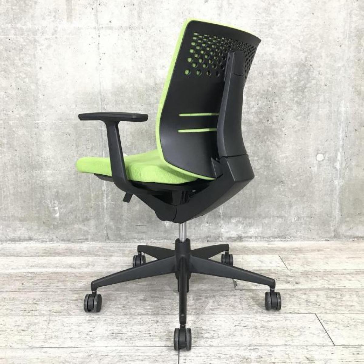 中古】ウィザードチェア CRS-G1800F6 コクヨ/KOKUYO 肘付ローバック