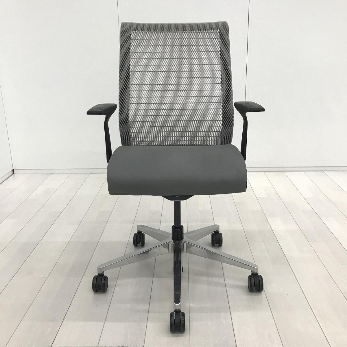 中古】シンクチェア（旧モデル） Steelcase/スチールケース 肘付