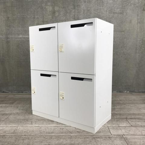 【中古】エディアロッカー BWUH-RN4XM59SAW コクヨ（KOKUYO） 4人用パーソナルロッカー