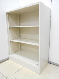 【定番書庫】オープン書庫｜棚板2枚｜アイボリー｜オカムラ