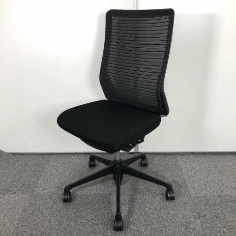 【中古】コーラルメッシュ  オカムラ（okamura） 肘無ハイバックチェア