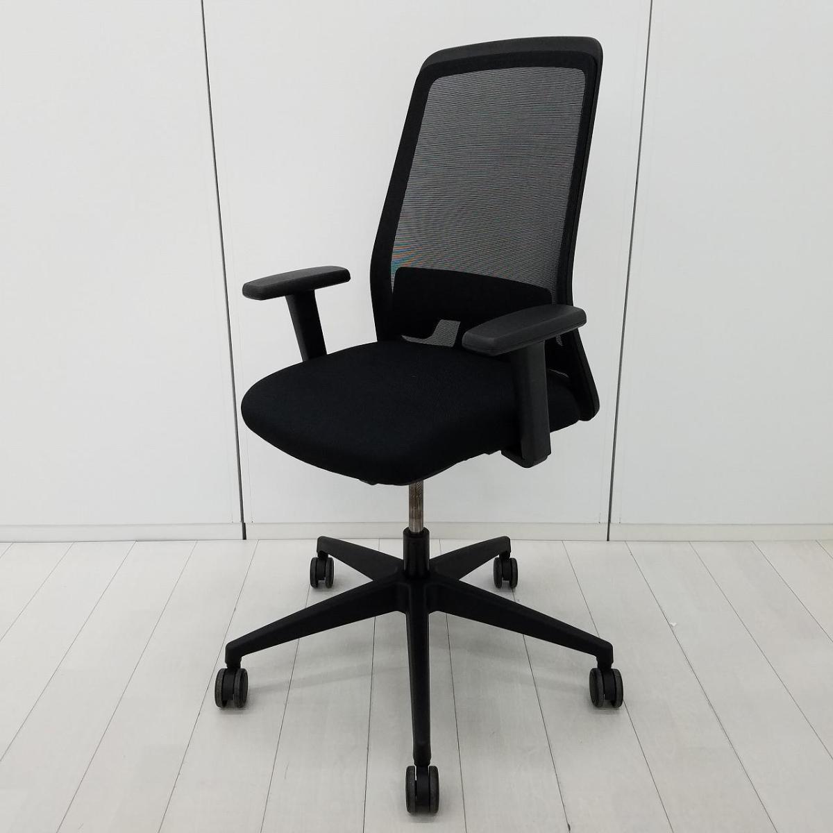 取付無料！カッシーナ デパドゥバ シルバー おしゃれブラックオフィスチェア✨ 中古】 Cassina/カッシーナ 肘無ハイバックチェア 601642 - 中古