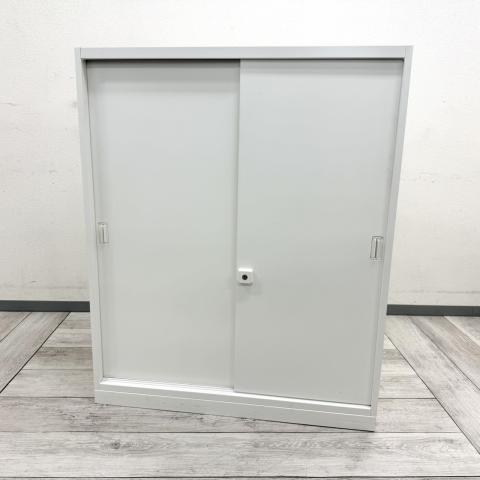 【中古】レクトライン 4B413Y ZA75 オカムラ（okamura） ローキャビネット／引き違い