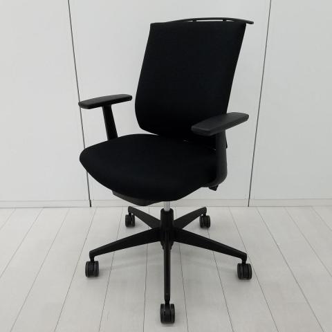 【中古】ウィザード4 CO6S-12C-BKG4B61 コクヨ（KOKUYO） 肘付ハイバックチェア