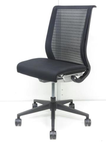 【中古】シンクチェア（旧モデル） THK-13101，THK-13101/S Steelcase（スチールケース） 肘無ハイバックチェア