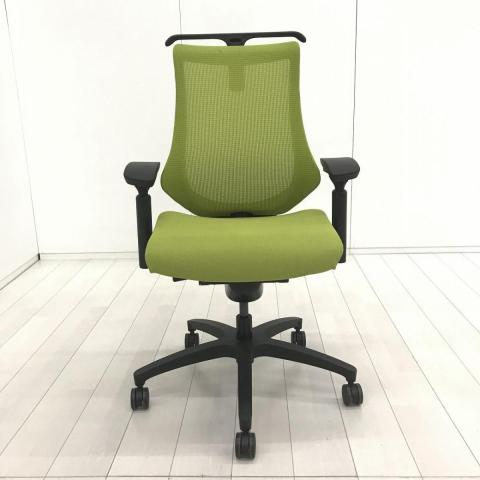 【中古】エフメッシュ KG-177JBH-T1Q6 イトーキ（ITOKI） 肘付ハイバックチェア