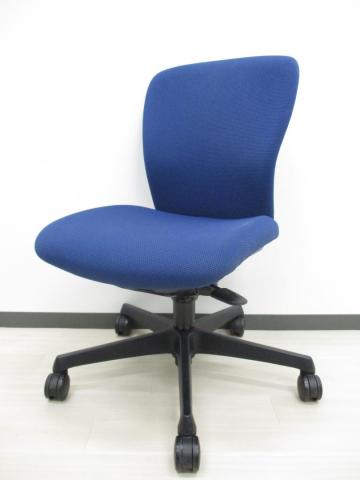 【中古】スラート  オカムラ（okamura） 肘無ローバックチェア