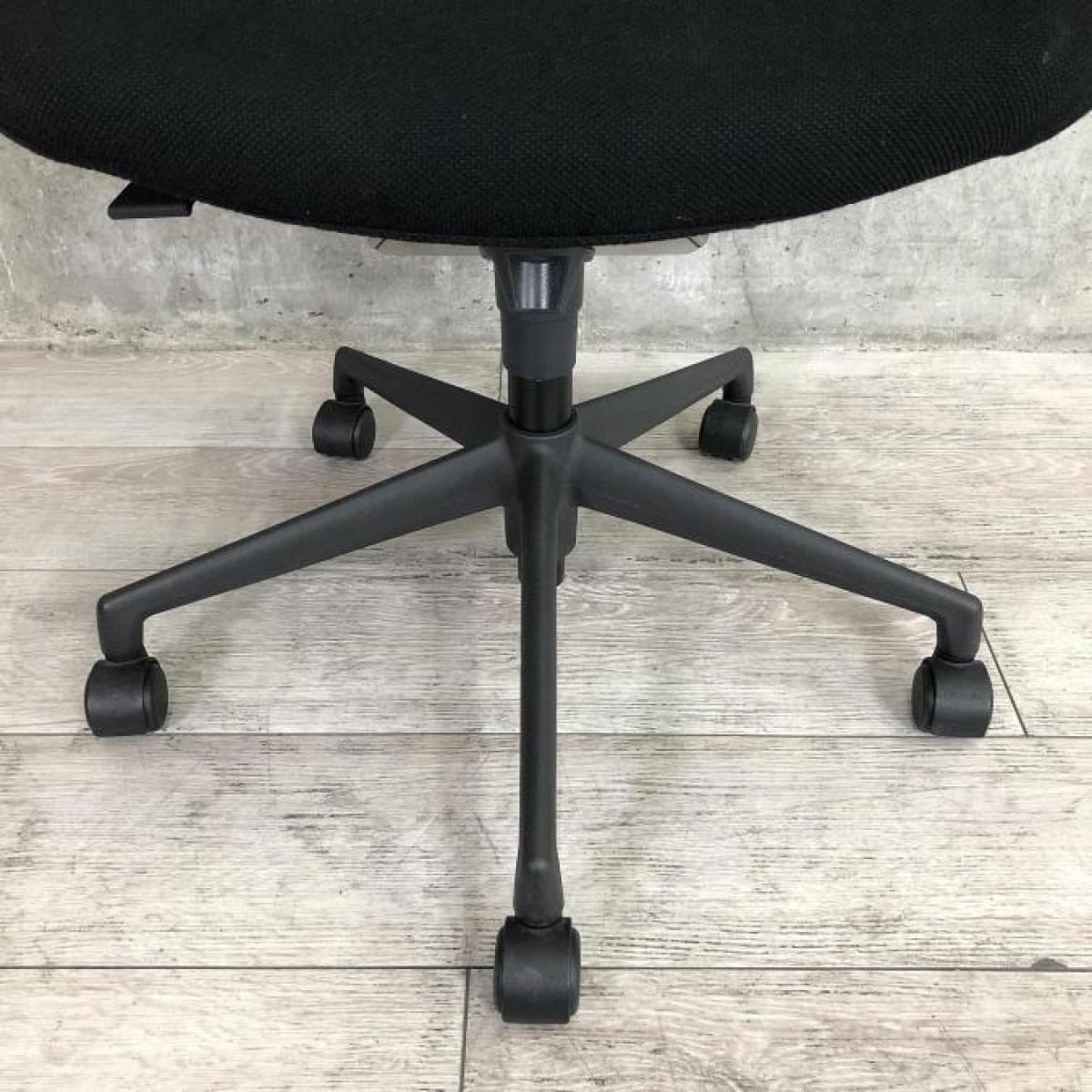中古】アクトディアチェア AA-10B ウチダ/UCHIDA 肘付ハイバックチェア 