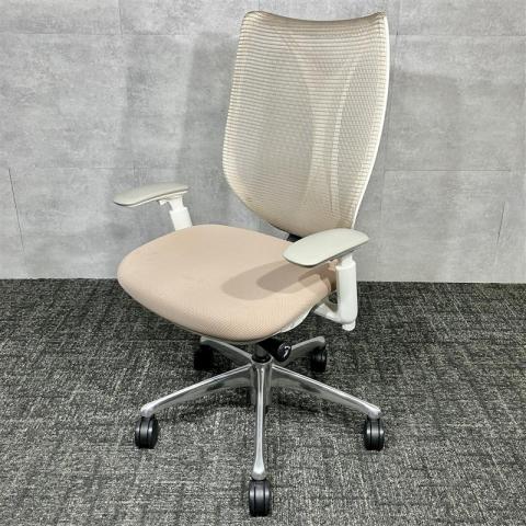 値下げ可】オカムラ サブリナ ベージュ オフィスチェア 中古】サブリナ 