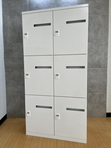 【中古】レクトラインロッカー 4B27YX ZA75 オカムラ（okamura） 6人用パーソナルロッカー