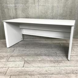 【在庫入替セール品！（本在庫限定価格）】【機能的で快適なワーク空間！ワークスペースも足元も広々！】■ウチダ　アルセナシリーズ　平デスク　W1600mm　パネル脚　ホワイト【A01057158】【UCHIDA　Arcena】
