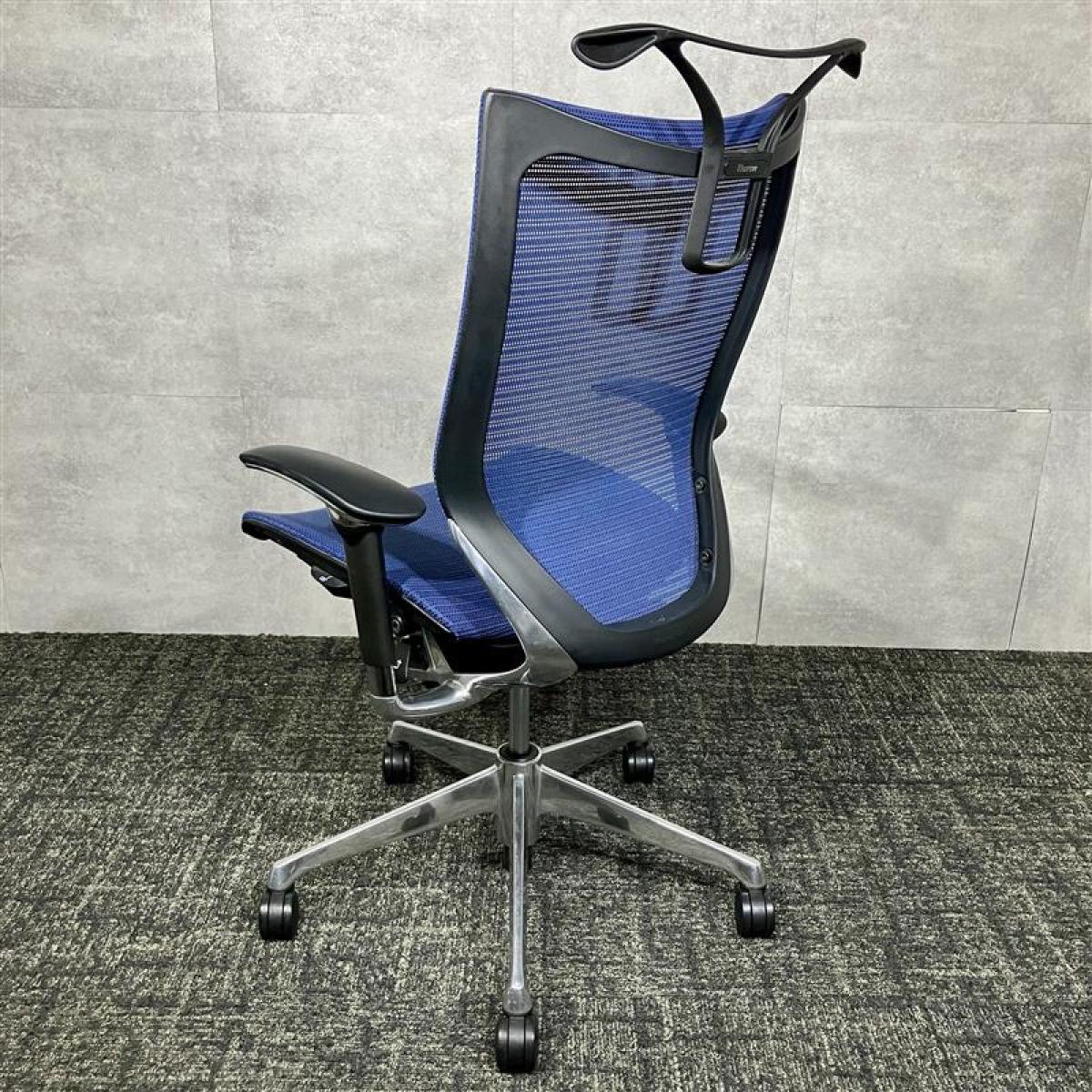 中古】 CP86AR FEH4 オカムラ/okamura 肘付ハイバックチェア 602217