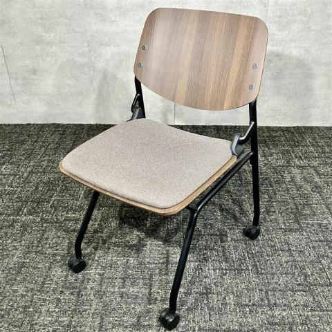 ビンテージ古家具◾️okamura 岡村 折り畳みチェア 椅子 インダストリアル オカムラ（okamura） オフィスチェア(椅子) 一覧 - 中古オフィス家具