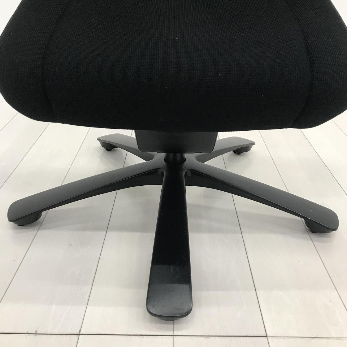 中古】レオパード CE73BS 001 オカムラ/okamura 肘付ハイバックチェア