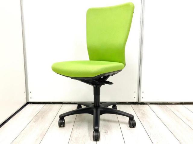 【中古】カロッツァチェア  オカムラ（okamura） 肘無ハイバックチェア
