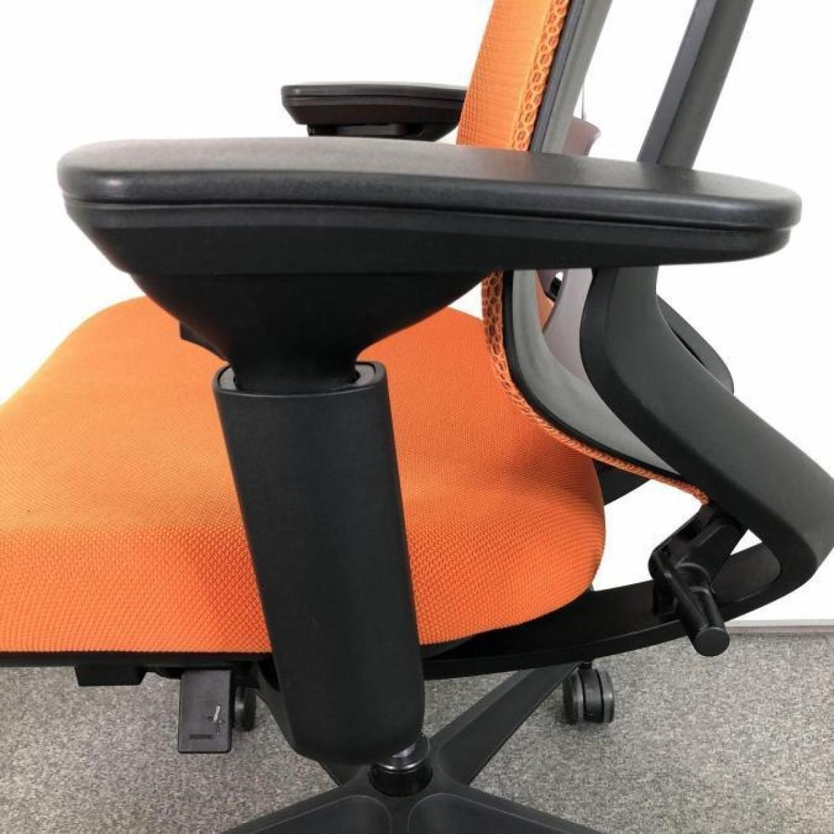 中古】デュオラ メッシュ コクヨ/KOKUYO 肘付ハイバックチェア 602389