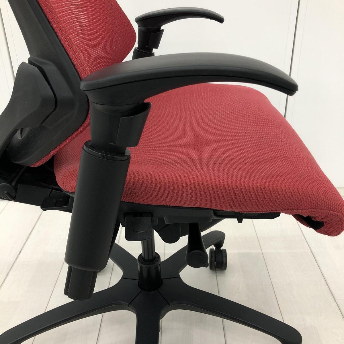 中古】エフメッシュ KF-370JB-T1M4 イトーキ/ITOKI 肘付ハイバック