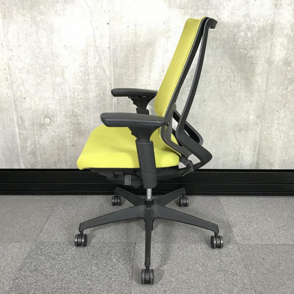 中古】デュオラ メッシュ コクヨ/KOKUYO 肘付ハイバックチェア 602393