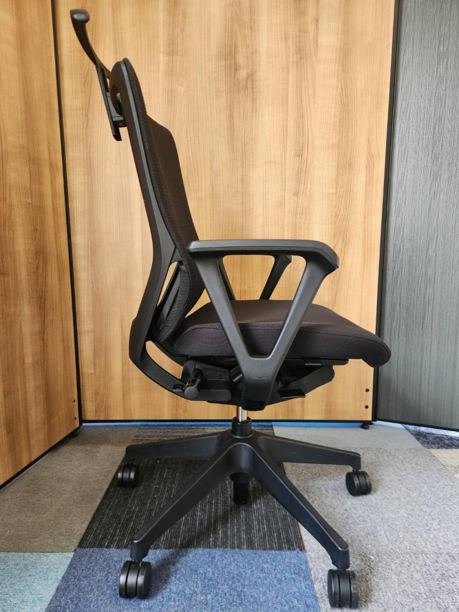 中古】ミレッザ KF-910JB-T1T1T1 イトーキ/ITOKI 肘付ハイバックチェア