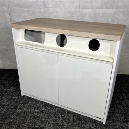 【中古】2020年製/オカムラ製のダストボックスが入荷！　◆オカムラ　アルトピアッツァシリーズ　ホワイト　《オフィスバスターズ福岡博多店は、福岡を拠点として、日本全国へ中古オフィス用品・オフィス家具を提供しております》