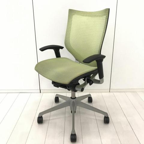 【中古】バロンチェア CP33CR オカムラ（okamura） 肘付ローバックチェア