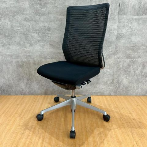 【中古】コーラルチェア  オカムラ（okamura） 肘無ハイバックチェア