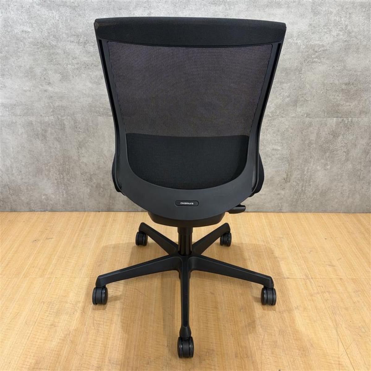 中古】エスクード C431ZR FHB1 オカムラ/okamura 肘無ローバックチェア 