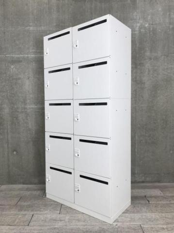 【中古】iNON NPLH-4XM39SAW コクヨ（KOKUYO） 10人用パーソナルロッカー