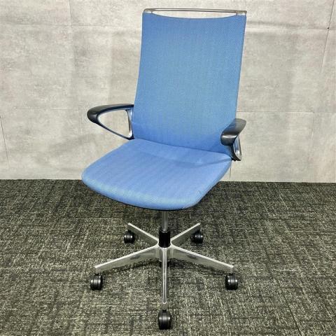 【中古】モード CA87BS FWJ4 オカムラ（okamura） 肘付ハイバックチェア