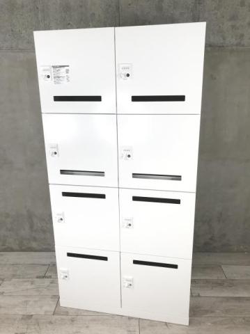 【中古】レクトライン 4Z7XRV　ZA75 オカムラ（okamura） 8人用パーソナルロッカー
