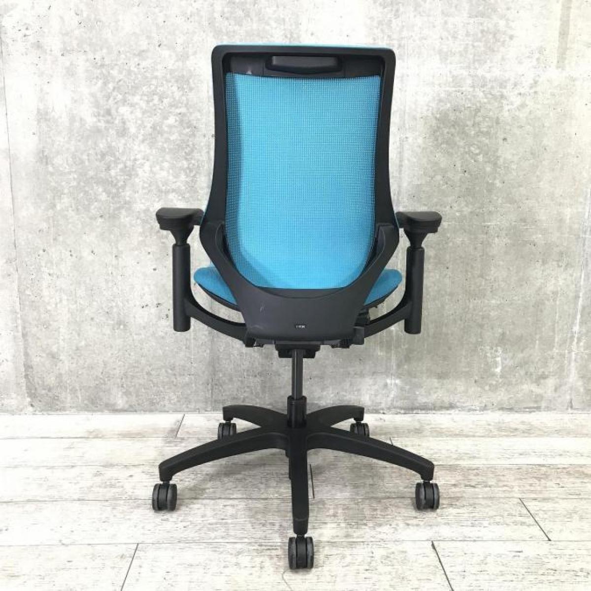 中古】エフメッシュ KF-370JB-T1A3 イトーキ/ITOKI 肘付ハイバック 