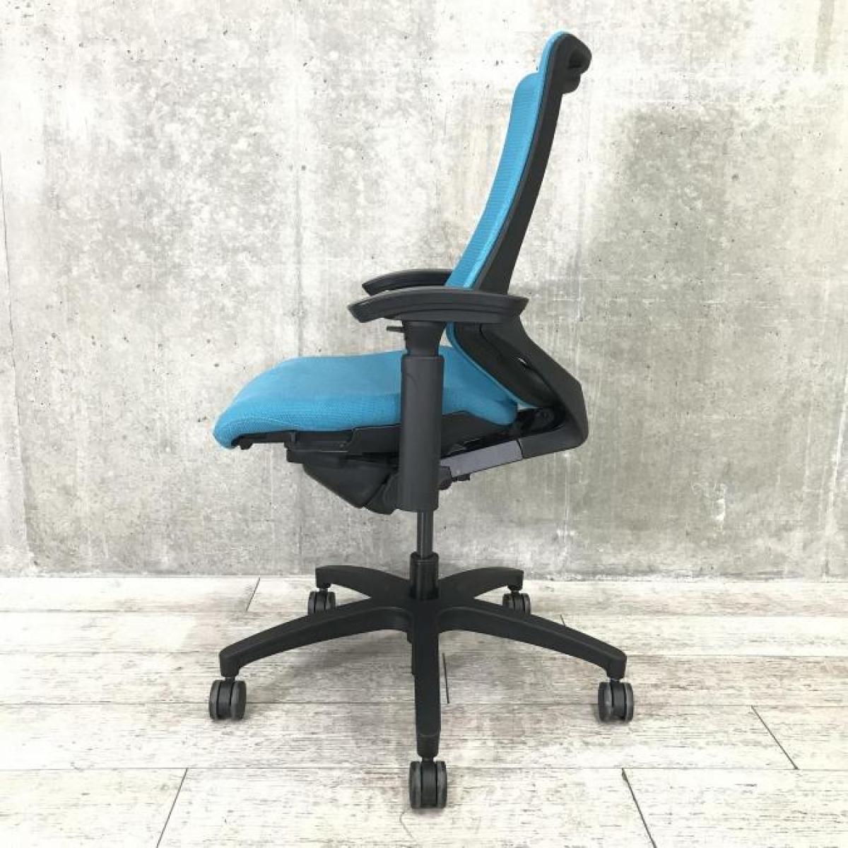 中古】エフメッシュ KF-370JB-T1A3 イトーキ/ITOKI 肘付ハイバック 
