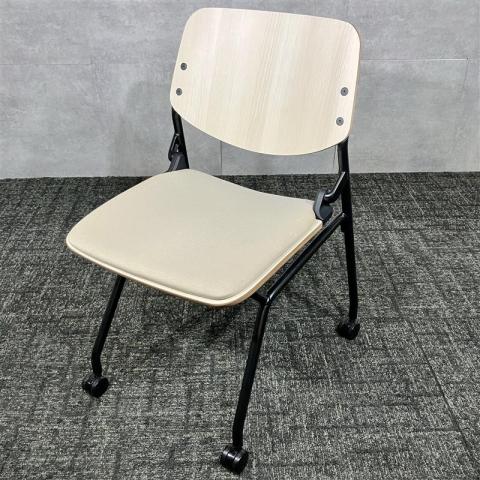 【中古】ライブスネスティングチェア 81S9AB FXW2 オカムラ（okamura） ネスティングチェア