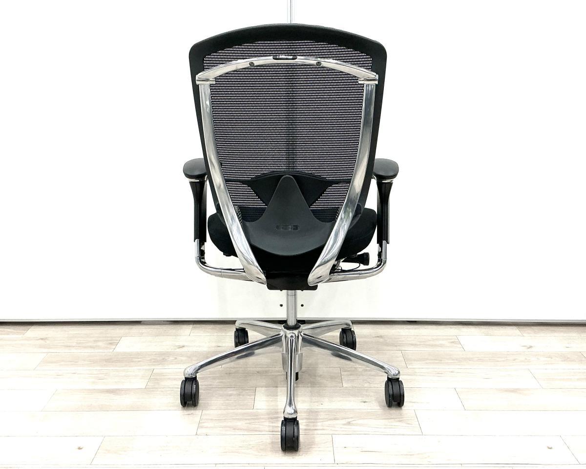 中古】コンテッサチェア CM32AB FBF1 オカムラ/okamura 肘付ハイバック