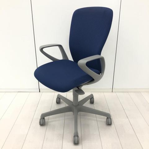 【中古】スラート C345GR FSF3 オカムラ（okamura） 肘付ハイバックチェア